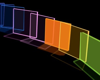 Fluorescent Acrylic Sheet - Varying Thickness, Colors, and Sizes!