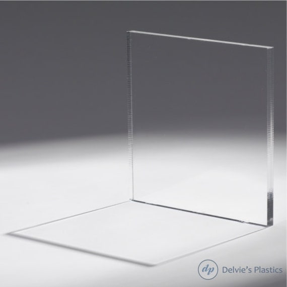 Multi Sizes Clear Mirror Acrylic plate Plastic Sheet Safety 3mm thickness  panel