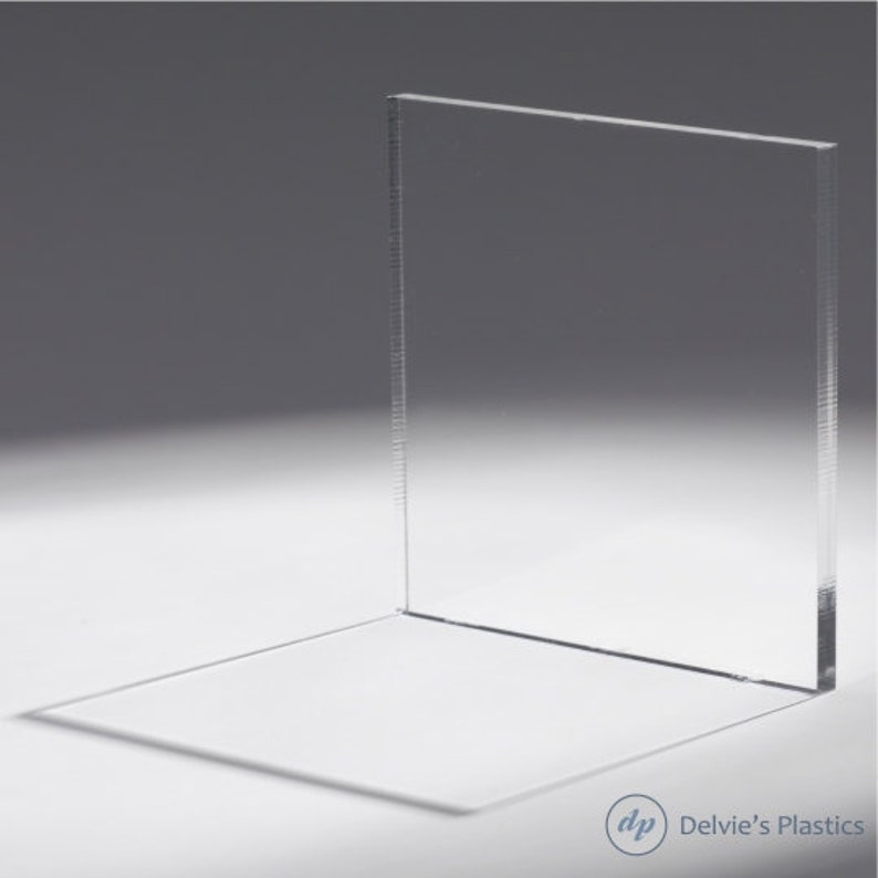Clear Acrylic Sheet multiple thicknesses and sizes image 1
