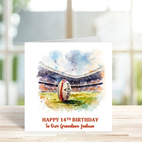 Personalised Rugby Ball Child - Etsy UK