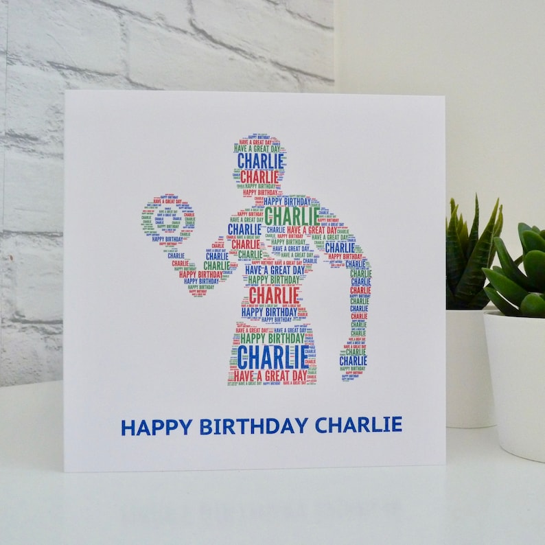 Personalised Mens Gym Fitness Birthday Card Fitness Etsy