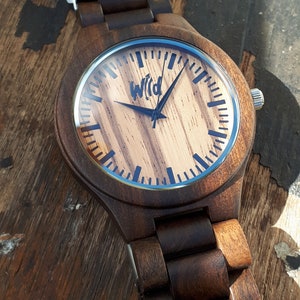 Wood Watch, Fathers Day Gift, Boyfriend Gift, Mens watch, Groomsmen gift, Husband Gift, Anniversary Gift, Graduation gift, Timepiece TOP200 image 5