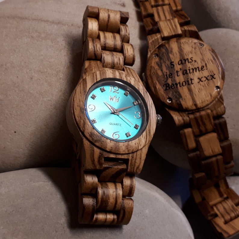 Women wood watch, luxury wood watch, Womens Wood watches, Ladies Watch, gift for women, mothers day gift, her watch, bridesmaids gifts, RN30 image 1