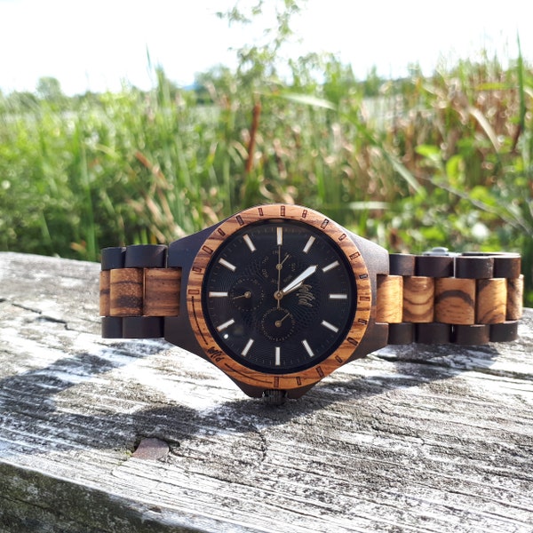 Wood Watch, Groomsmen  watch, boyfriend gift, groom gift, Wood watch for men, gift for mens, Personalized Wooden Watch, Husband Gift, TN40