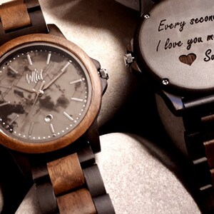 Wooden Watch, wood watches, Personalized gifts, Christmas Gift , Original gifts, wooden gift, Father&#39;s day gift, Boy Gift, Groom  Gift
