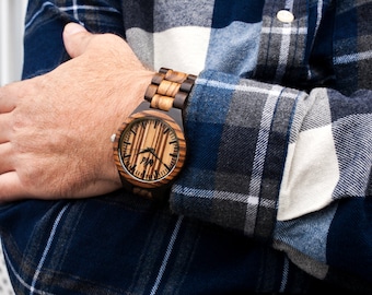 Husband gift, Wood Watch, personalized men watch, best man watch, watch for him, custom wood watch, boyfriend gift, company gift, TOP100