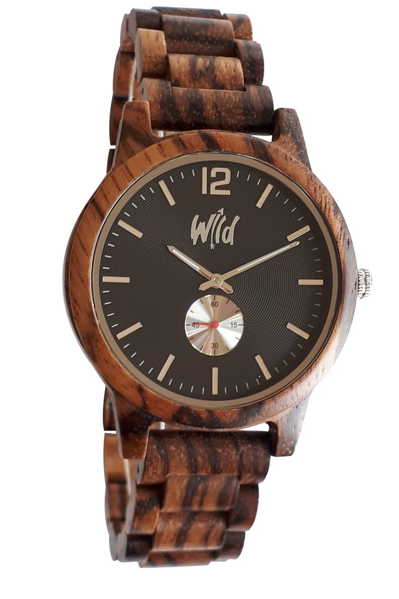 Wood Watches, Boyfriend Gift, Mens watch, gift for him, Wood watch for Men, personalized gift, wooden watch , engraved watch, WHB10 image 3