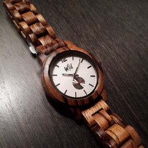 Wood Watch, Gift for him, groom watch, wooden watch, gift wood watches, watch for men, corporate gift, boybriend gift, engraved watch, WHW10