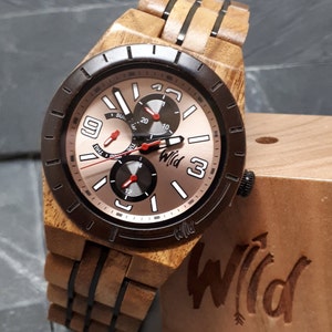 Luxury wood watch,, Boyfriend Gift, Mens watch, Groomsmen gift, Husband Gift, Engraved wood watch, Custom Gift, Reloj de madera, Dad Gift