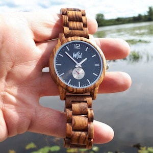 Wood Watches, Boyfriend Gift, Mens watch, gift for him, Wood watch for Men, personalized gift, wooden watch , engraved watch, WHB10