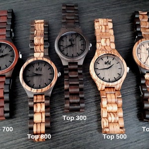 Set of Groomsmen watches, Wood Watch, Groomsmen gift set, best man watch, Groomsmen gift, boyfriend gift, company gift, wedding gift.