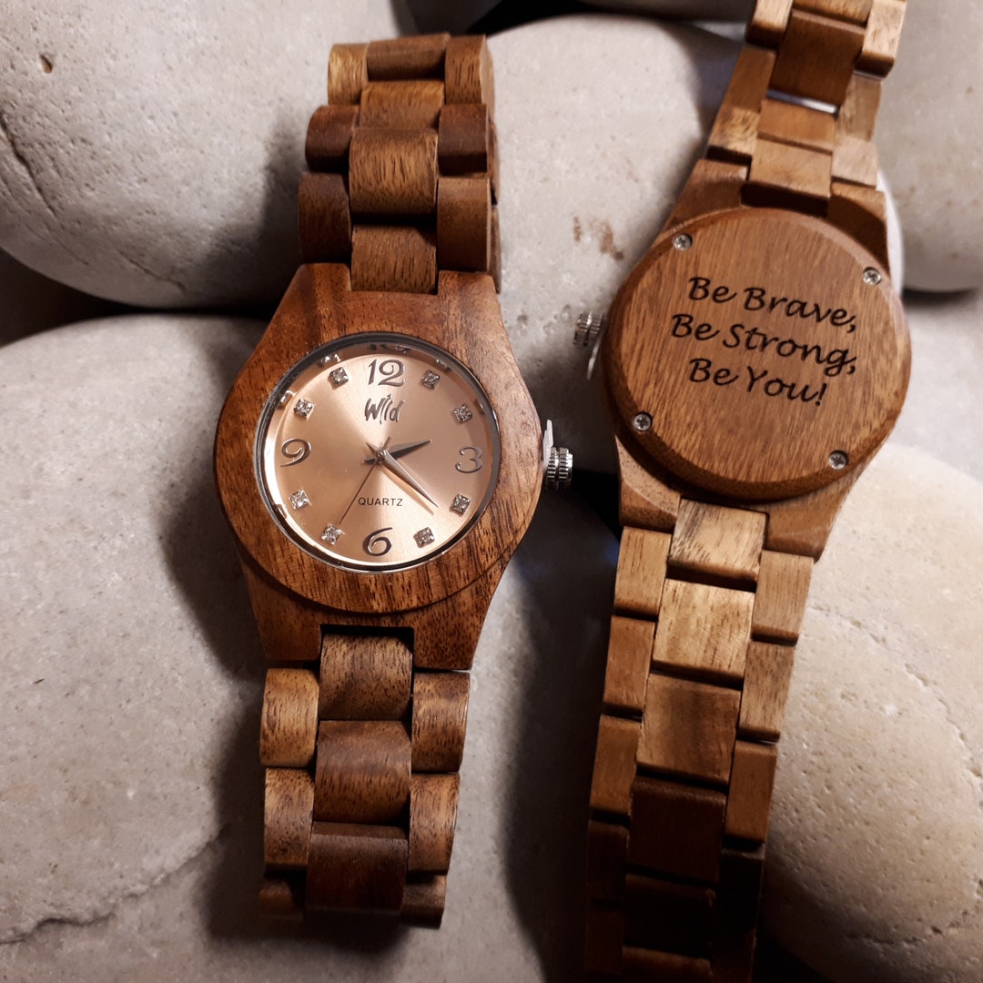 Womens Wood Watch Personalized Watch Womens Watch Gift for Women Wooden Watch for Her Mothers Day Gift Gift for Her Montre Bois. RN20 Etsy