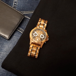 Engraved Wood Watch, Groomsmen  watch, Boyfriend gift, Anniversary Gift, Wood watch for men, Engraved Wooden Watch For Men, Husband Gift