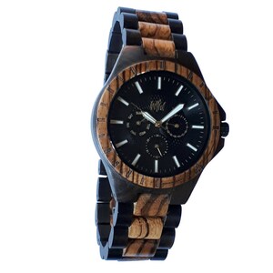 Montres en bois, montre de garçon d'honneur, cadeau petit ami, cadeau, cadeau de marié, montre en bois pour homme, cadeau pour homme, montre pour homme, cadeau mari, TN40 image 5