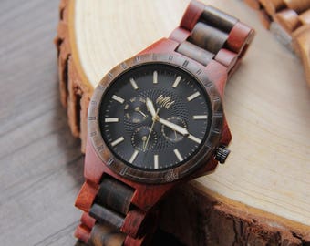 Wooden watche, Wood Watch, Fathers Day Gift, Boyfriend Gift, Mens watches, Groomsmen gift, To my Husband, Anniversary Gift, engraved, TN20