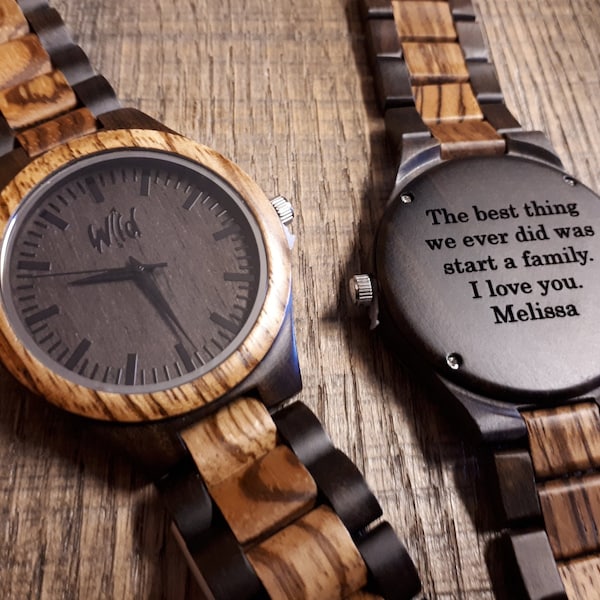 Mens watches, Wooden Watches, personalized watch, engraved watch, Grooms gift, Wood watches, personalized gifts, boyfriend gift, TOP800