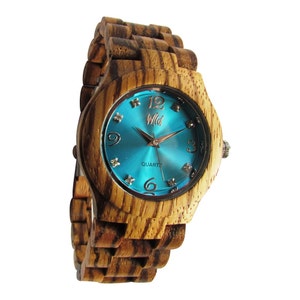 Women wood watch, luxury wood watch, Womens Wood watches, Ladies Watch, gift for women, mothers day gift, her watch, bridesmaids gifts, RN30 image 2