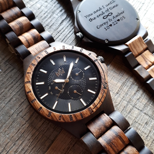 Wood Watches, Groomsmen  watch, boyfriend gift, gift, groom gift, Wood watch for men, gift for mens, watch for mens, Husband Gift, TN40