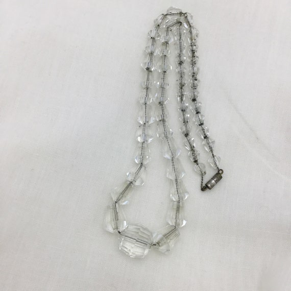 Vintage Art Deco 1920s to 1930s Unusual Shape Clear Glass