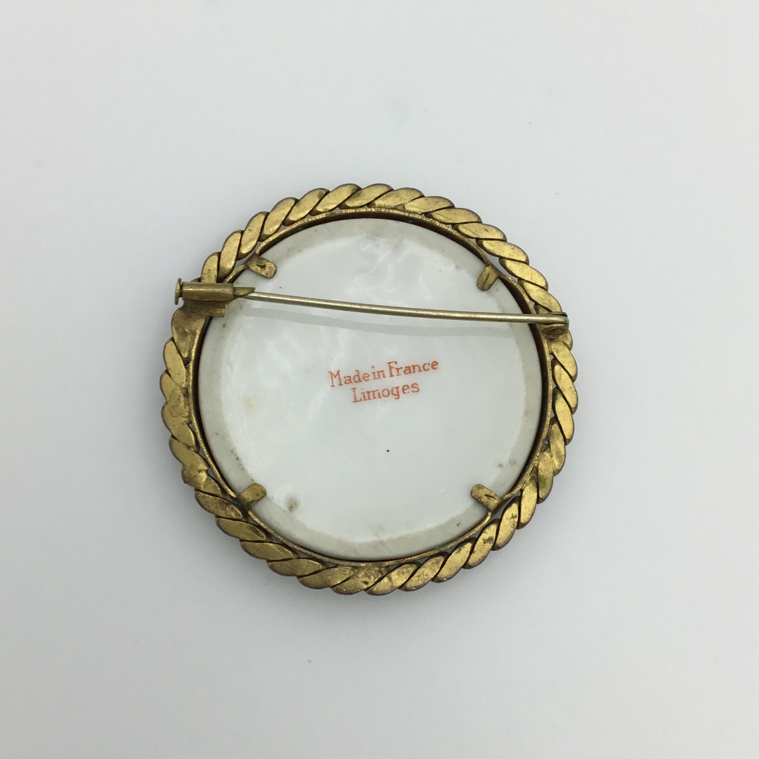 Vintage 1940s Large Limoges Porcelain Signed Limoges France