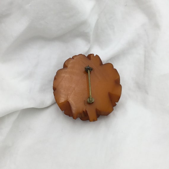 Antique Art Deco Amber Butterscotch Colour Orange Brown