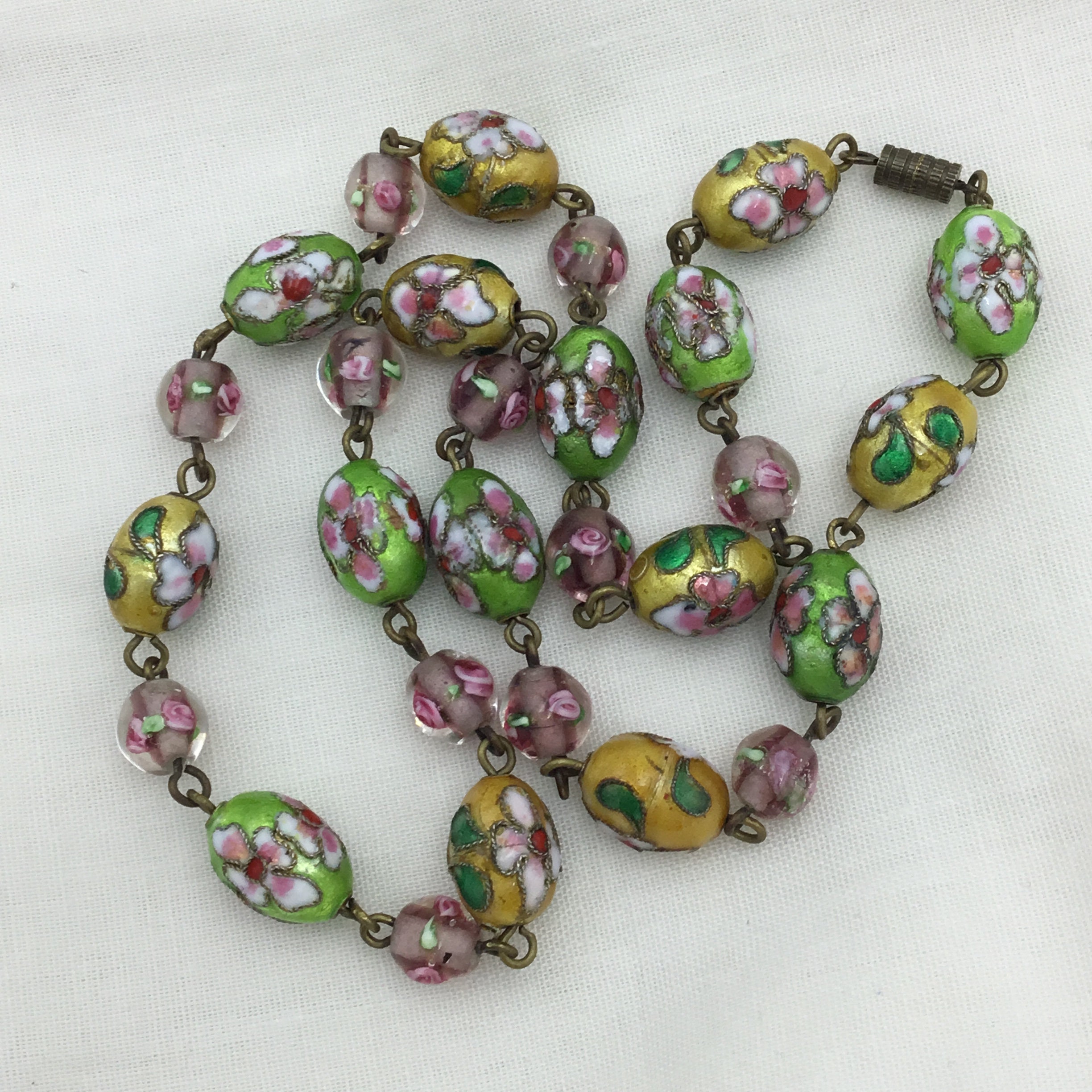 Antique Vintage Cloisonne Beads Etsy UK