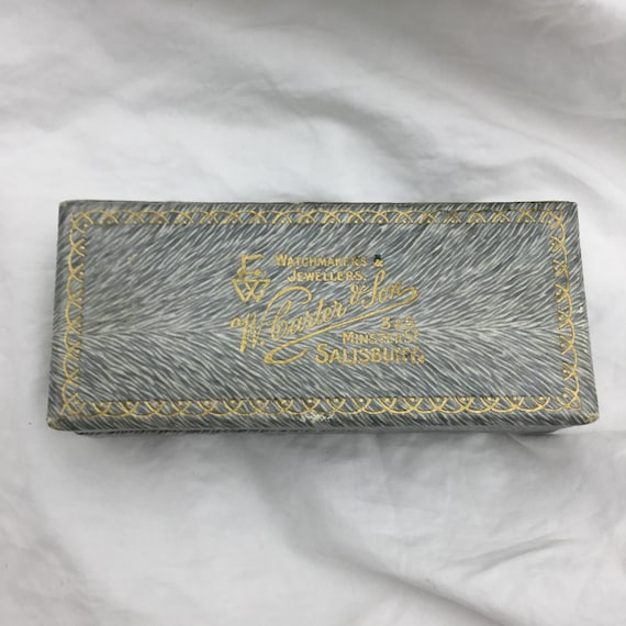 1930年イタリア製 純銀製ジュエリーボックス 刻印あり