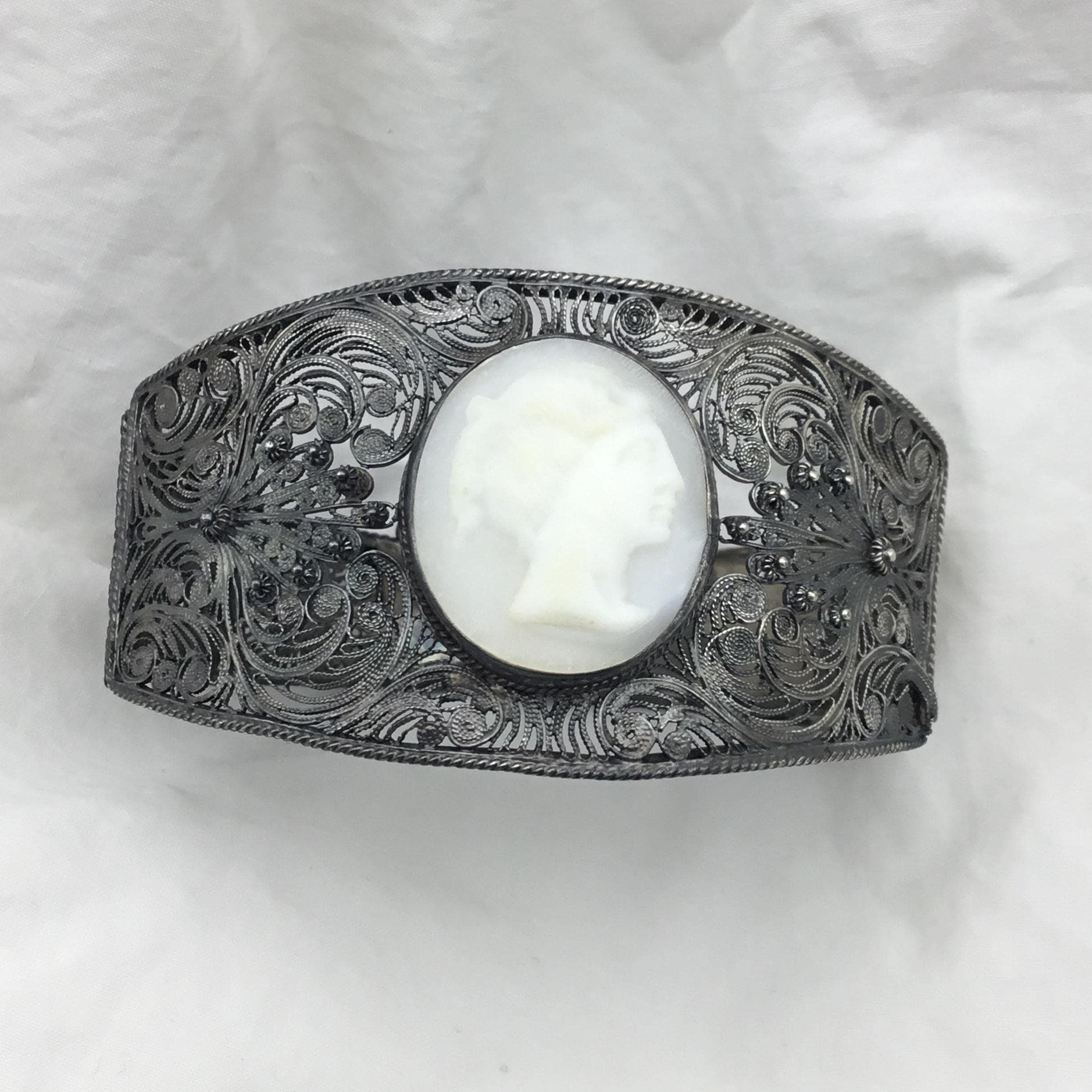 Italy 800 カメオ ブレスレット Italian Cameo 800 Bracelet, - Etsy