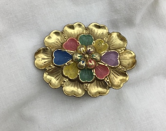 Broche vintage en celluloid Année 1920 / 1930 - Montres & Bijoux