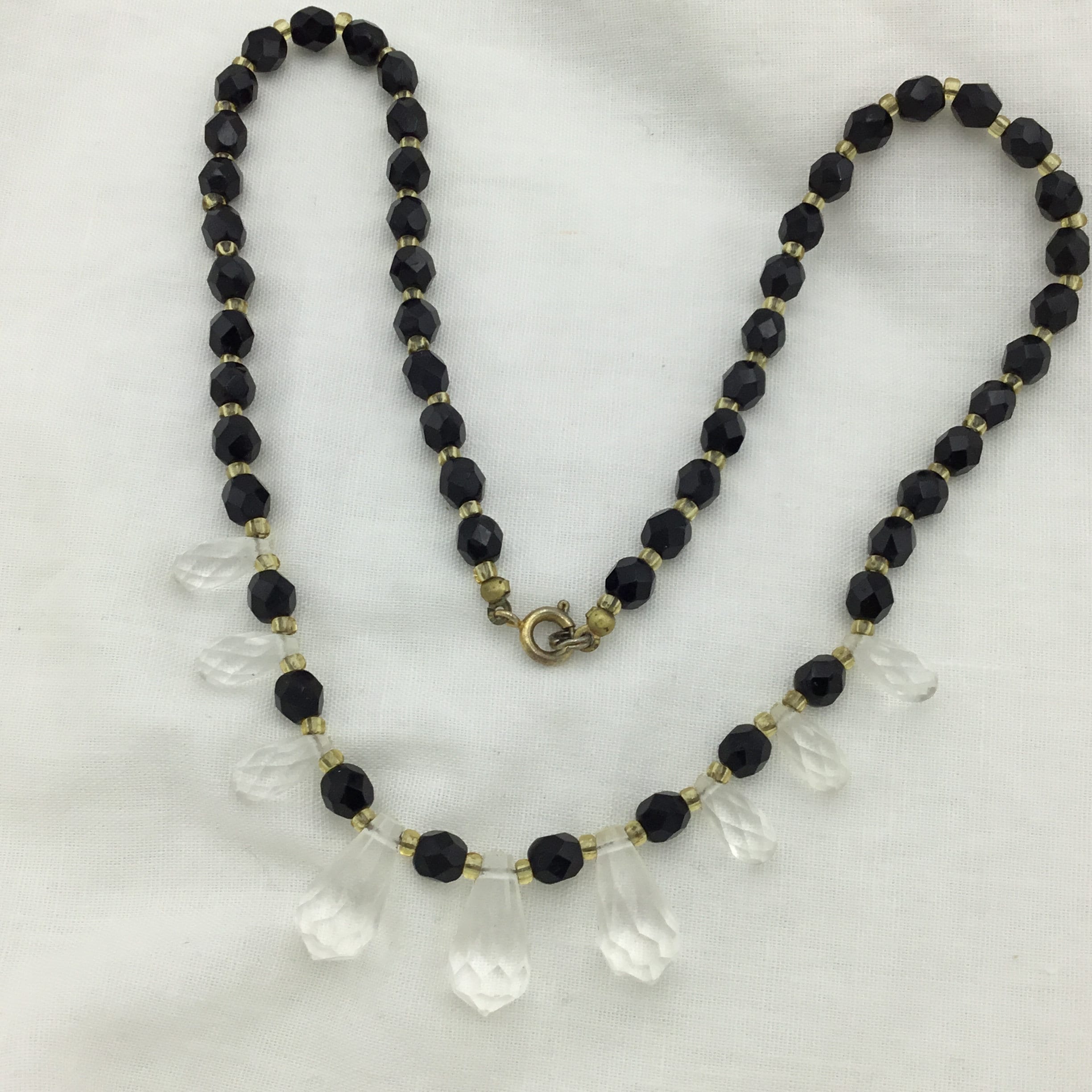 ★VINTAGE HOLLYWOOD★ Vine Beads Necklace Designer fashion, Seoul-fully created | W Concept