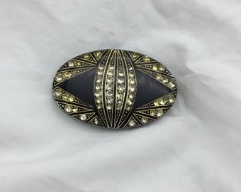 Vintage Butler and Wilson Art Deco Style Oversised Dancing