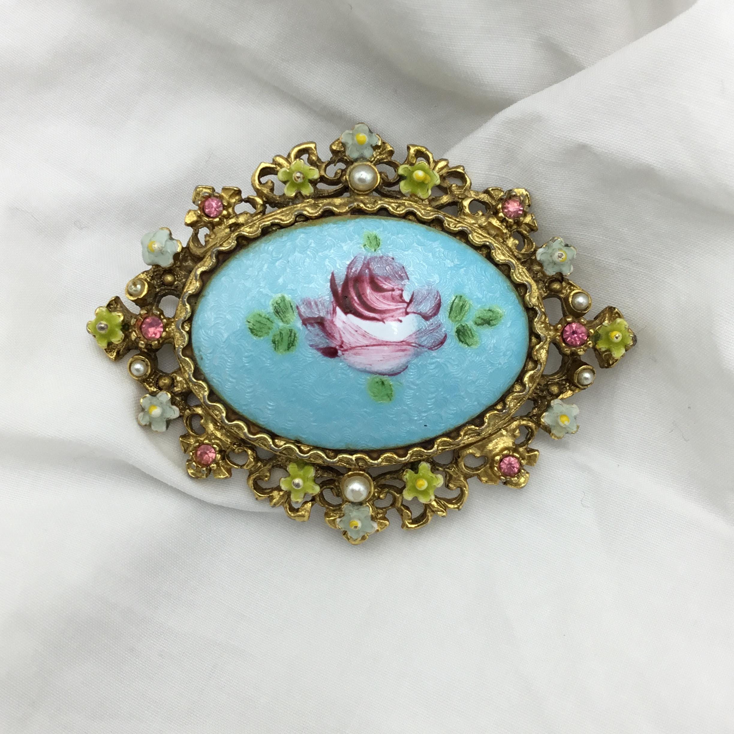 Gingham Check Creeping Rose OP by Baby, the Stars Shine Bright