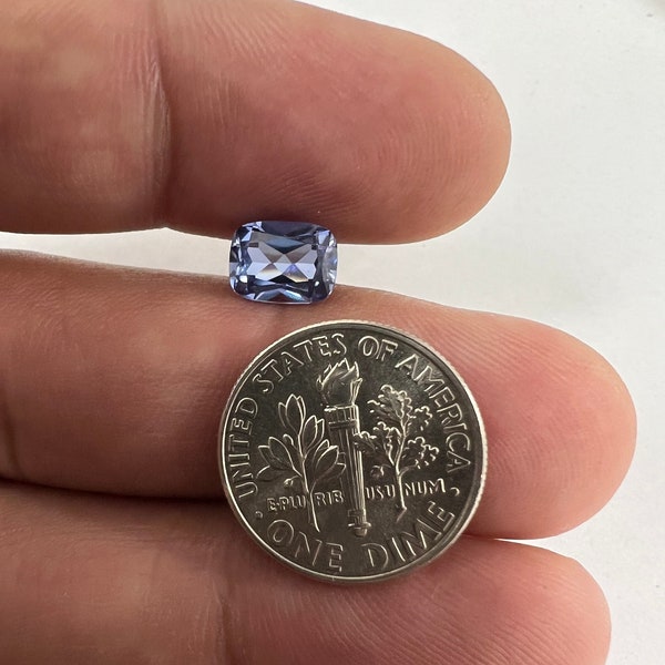 Lab Grown Ceylon Light Blue Sapphire Elongated Cushion Cut AAA quality Available in 8x6mm - 10x8mm