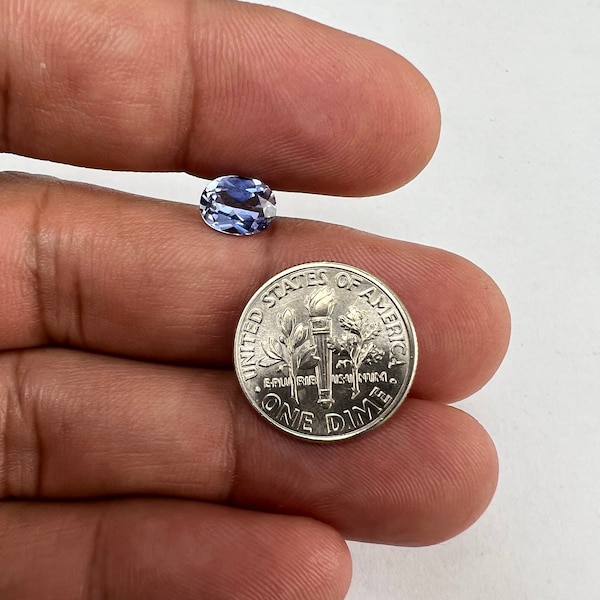 Lab Grown Ceylon Light Blue Sapphire Oval Cut AAA quality Available in 7x5mm - 14x10mm