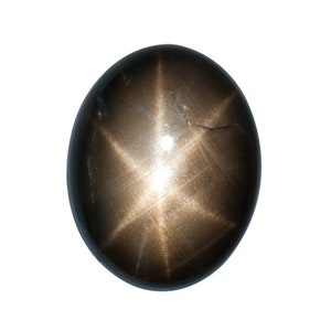 Natural Black Star Sapphire Oval Shape AA Quality Calibrated Cabochon Available in 5x3MM-11x9MM
