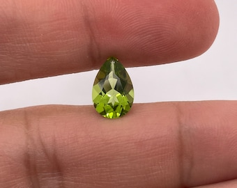 Natural Pear Shape AAA Quality Loose Peridot Gemstone Available in 6x4MM-12x8MM