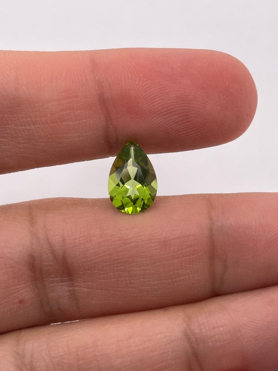 Natural Pear Shape AAA Quality Loose Peridot Gemstone Available in 6x4MM-12x8MM
