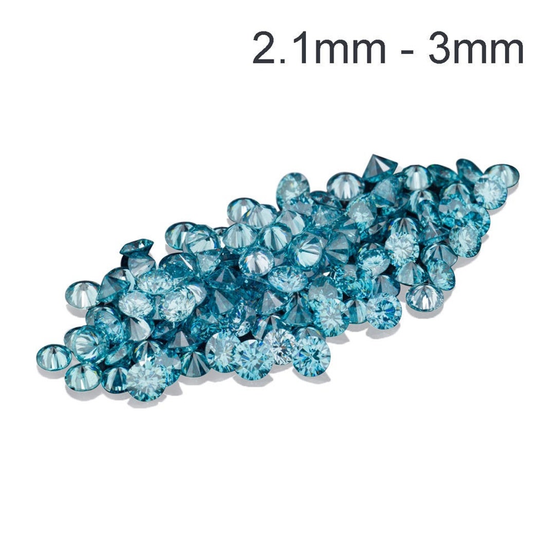 Aqua blue diamond sale