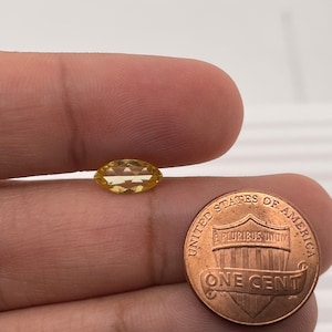 Loose Marquise Rose Cut Yellow Beryl AAA Quality Gemstone Flat Back Available in 10x5mm