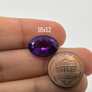 Natural Oval Cut African Amethyst AAA Loose Gemstone Available from 6x4MM-16x12MM