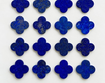Lapis Lazuli Clover Cabochon 8mm- 14mm Four Leaf