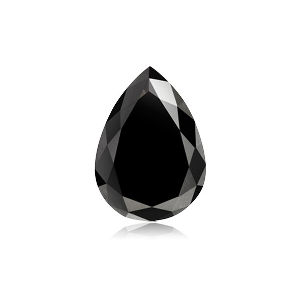 Loose Black Diamond Pear Shape AAA Quality Available From 5x3MM- 8x5MM