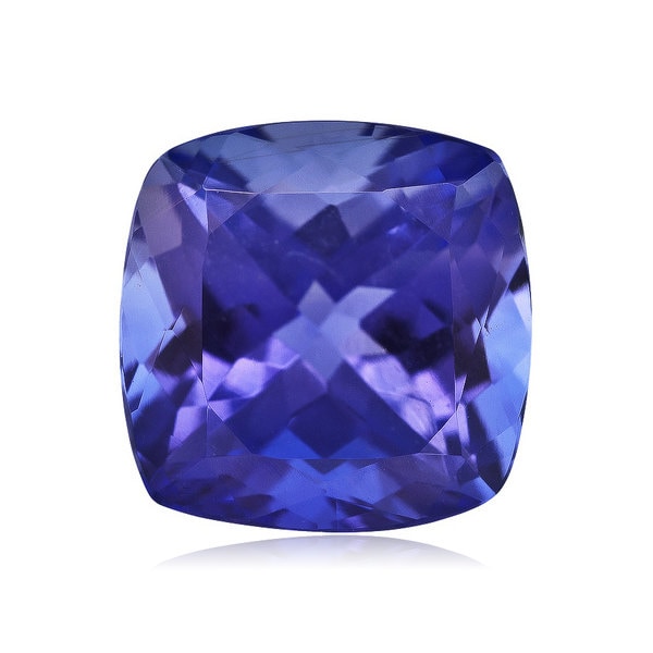 Natural Genuine Arusha Tanzanite Cushion Cut AAA Quality Loose Gemstone Available in 5MM-8MM