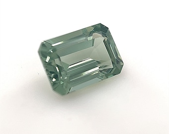 Lab Grown Green Tourmaline Spinel Emerald Cut AAA Quality Available in 7x5mm - 14x10mm