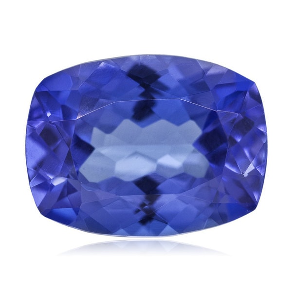 0.90-1.25 Cts of 7 1/2 x 5 1/2 mm AA+ Cushioncut ( 1 pc ) Loose Natural Arusha Tanzanite-393233