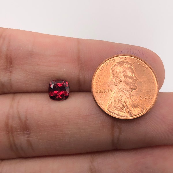 Natural Mozambique Garnet Cushion Cut Shape AAA Quality from 4MM-15MM