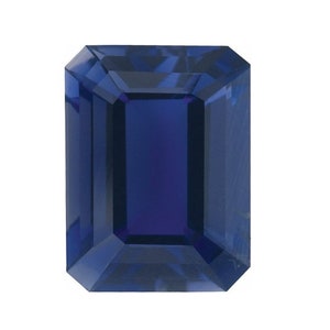 Natural Iolite Emerald Shape AA Loose Gemstone Available in 5x3MM-9x7MM