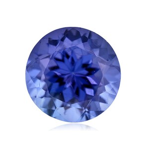 1.00-1.21 Cts of 6.5 mm AA+ Round Arusha Tanzanite ( 1 pc ) Loose Gemstone-393277