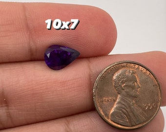 Natural Pear Shape African Amethyst AAA Loose Gemstone Available from 6x4MM-18x13MM