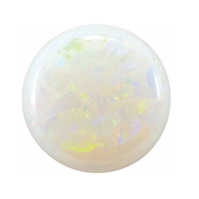 Natural Opal Round Shape A Quality Calibrated Cabochon Available in 1.5MM-8MM